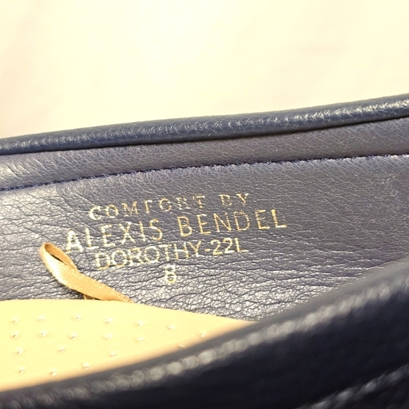 Comfort By Alexis Bendel Dorothy-22L Womens Navy Blue Slip-on Driving Loafers 8 - Picture 9 of 9